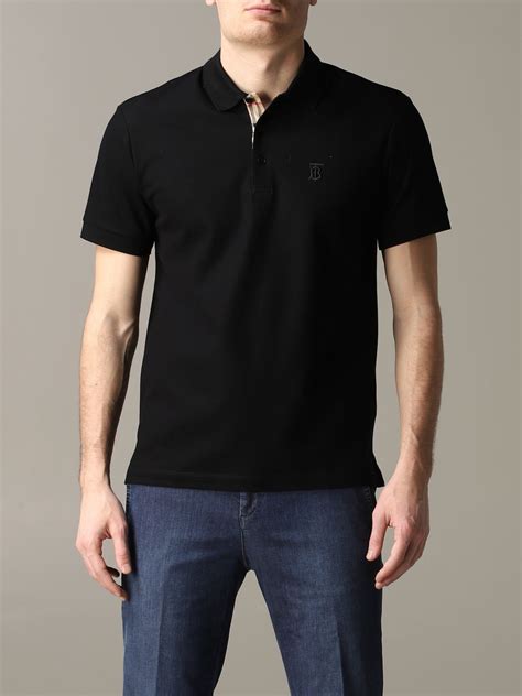 polo nera burberry|burberry polo black and red.